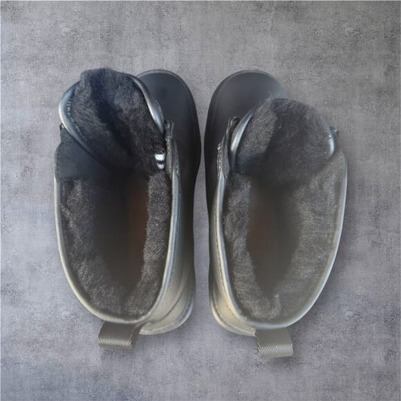 Ugg Neumel Platform Zip Ankle Boots Leather Shearling Women’s Sz 10 - Picture 6 of 11